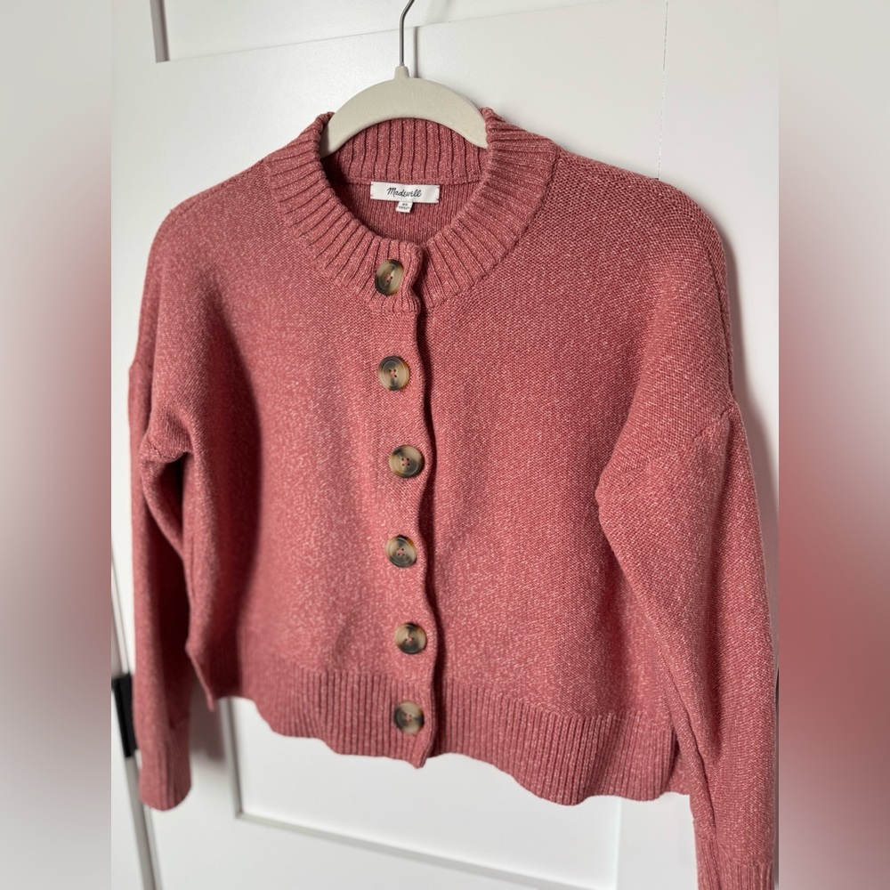 Madewell Women's Mauve Pink Cardigan Sweater size XS